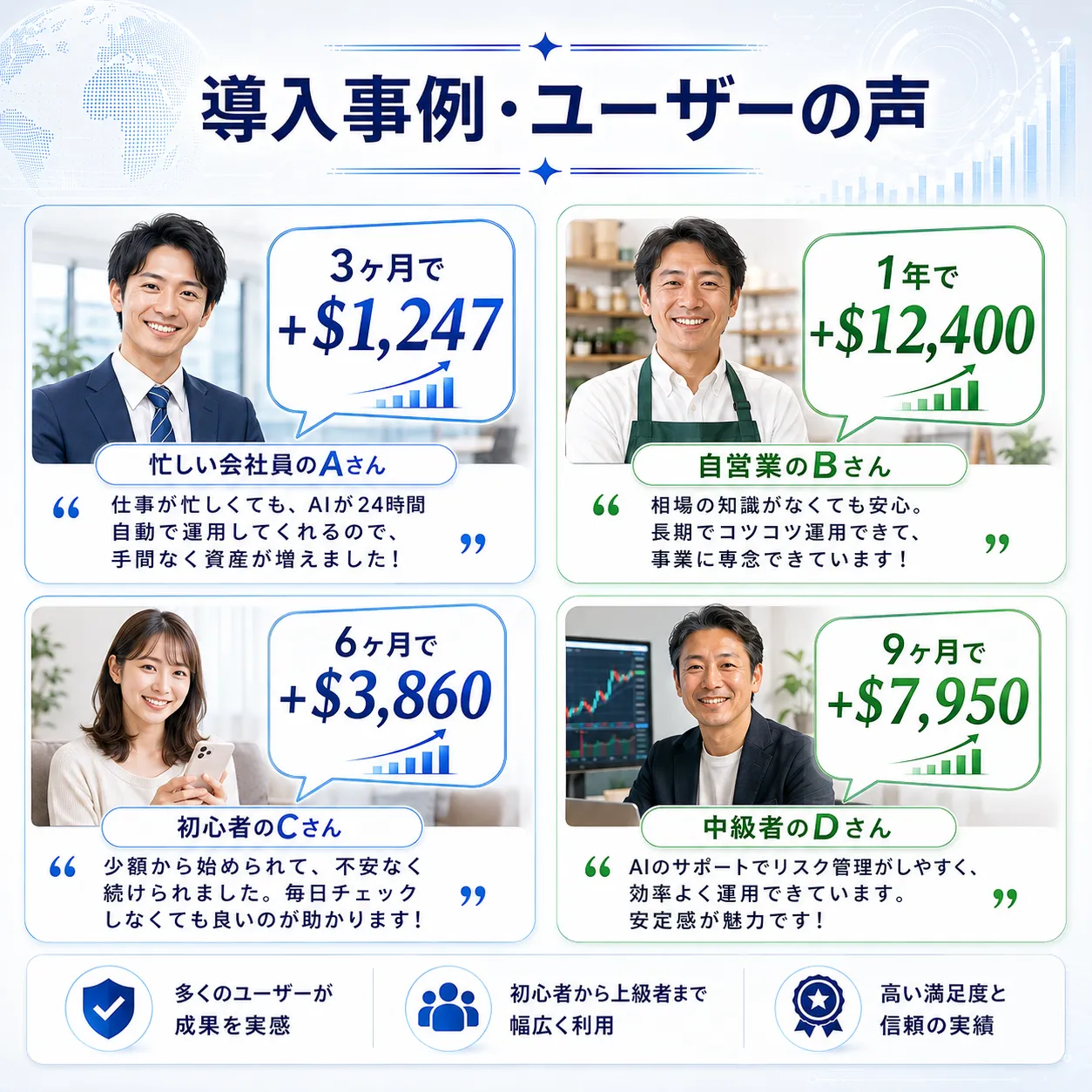 ユーザーの声